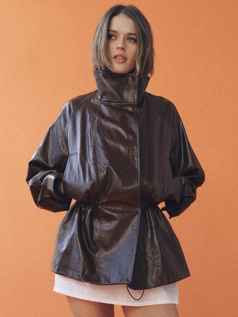 Zara Zw Collection Faux Leather Jacket